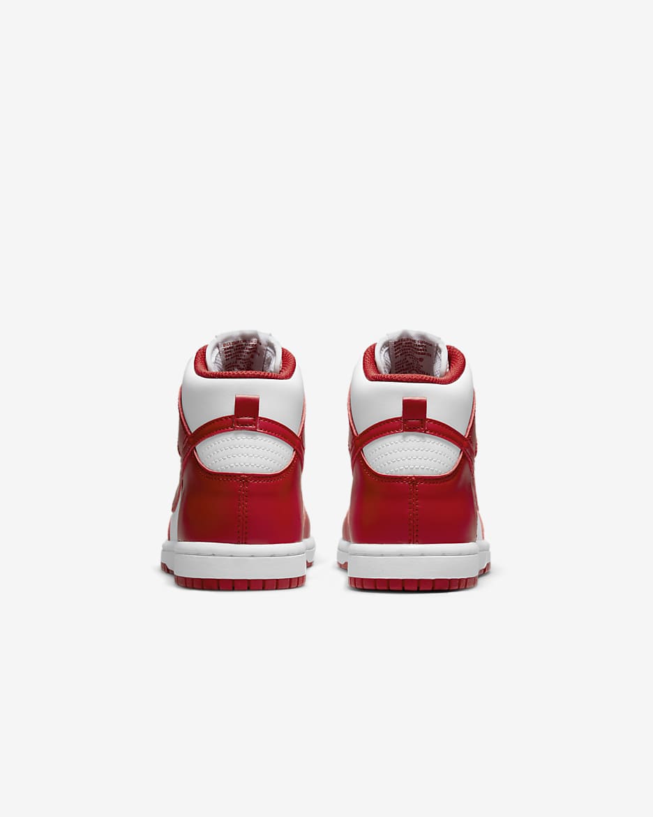 Nike dunk university red kids retailer size 1y